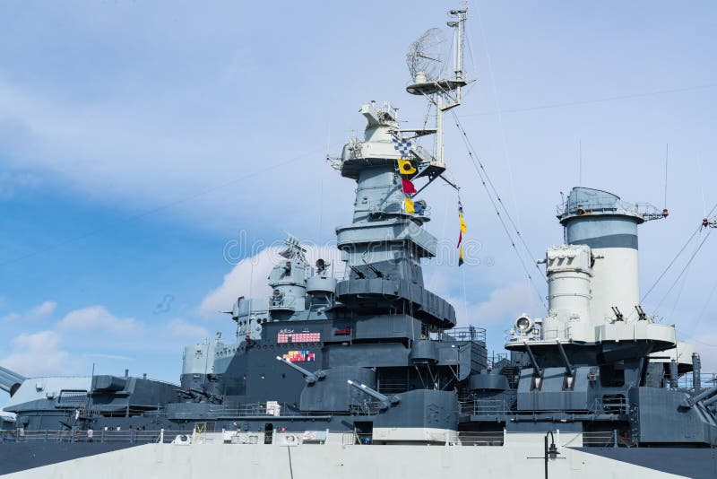 World War II Battleship USS North Carolina in Wilmington, North Carolina. World War II Battleship USS North Carolina in Wilmington, North Carolina