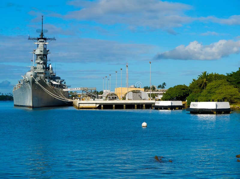 Battleship Missouri Memorial at Pearl Harbor in Honolulu. Battleship Missouri Memorial at Pearl Harbor in Honolulu