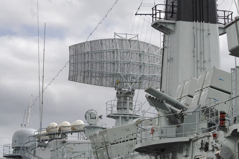 Close-up of a battleship. Close-up of a battleship