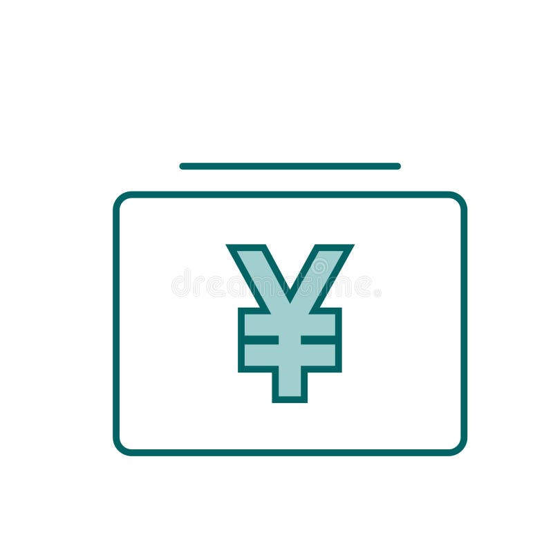 RMB vector icon,Money symbol icon. royalty free illustration
