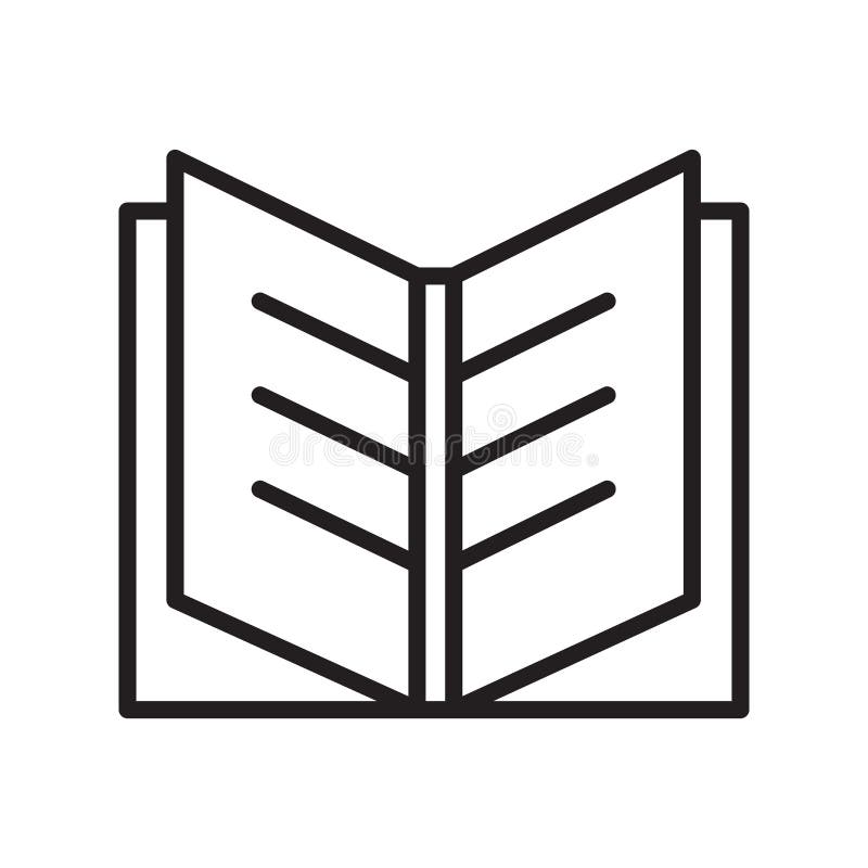 打开书象在白色backgrou和标志隔绝的传染媒介标志 皇族释放例证 打开书象在白色backgrou和标志隔绝的传染媒介标志 皇族释放例证