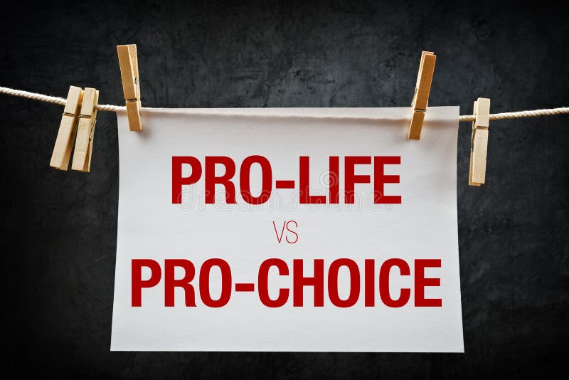 Pro-life vs pro-choice, female right on abortion concept. Pro-life vs pro-choice, female right on abortion concept