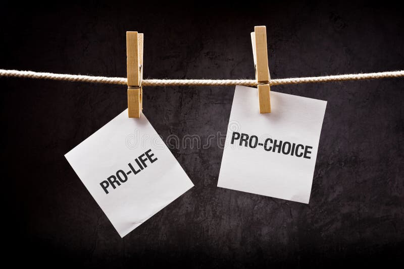 Pro-life vs pro-choice, female right on abortion concept. Pro-life vs pro-choice, female right on abortion concept