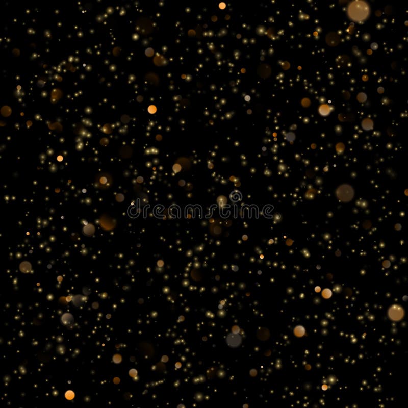 抽象在闪烁的黑背景的金闪闪发光亮光轻的五彩纸屑bokeh 豪华淡光纹理模板 10 eps 库存例证 抽象在闪烁的黑背景的金闪闪发光亮光轻的五彩纸屑bokeh 豪华淡光纹理模板 10 eps 库存例证