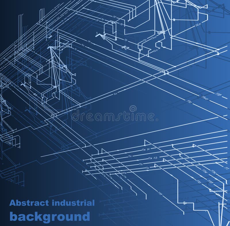 抽象工业背景 皇族释放例证