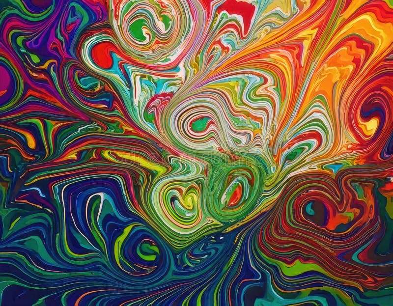 抽象旋流艺术 库存例证