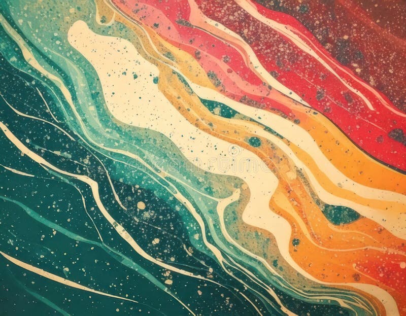 抽象旋流艺术 库存例证