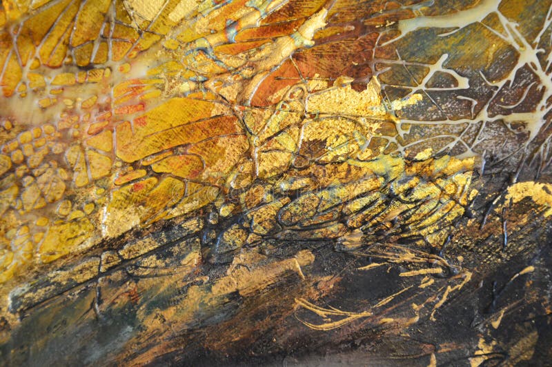 抽象艺术背景。画布上的油画库存例证. 插画包括有创建, 石油, 原始, 照