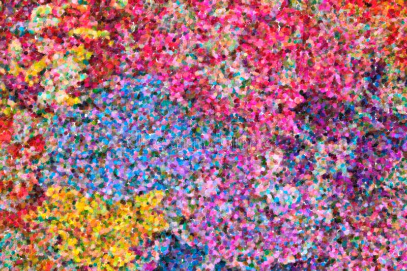 抽象点彩油画库存图片. 图片包括有点画法, 纹理, 多彩多姿, 绘画, 生动