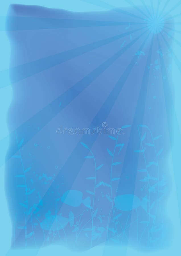 This illustration is abstract underwater wave frame background with sunbeam and soft blue colors. --- This .eps file info Document: A4 Paper Size Document Color Mode: CMYK Color Preview: TIFF (8-bit Color) Include Document Thumbnails. This illustration is abstract underwater wave frame background with sunbeam and soft blue colors. --- This .eps file info Document: A4 Paper Size Document Color Mode: CMYK Color Preview: TIFF (8-bit Color) Include Document Thumbnails