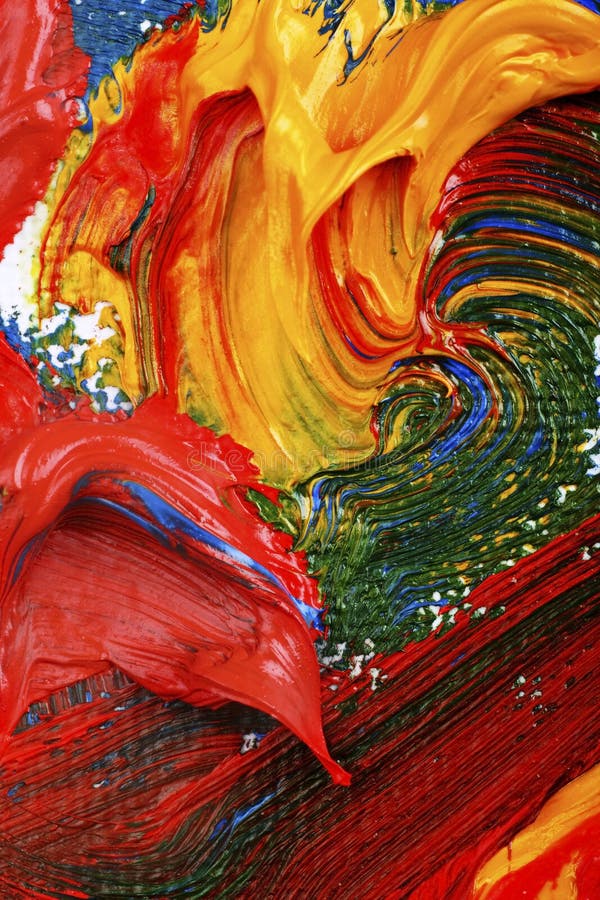 艺术家抽象油画库存图片- 图片: 5923611