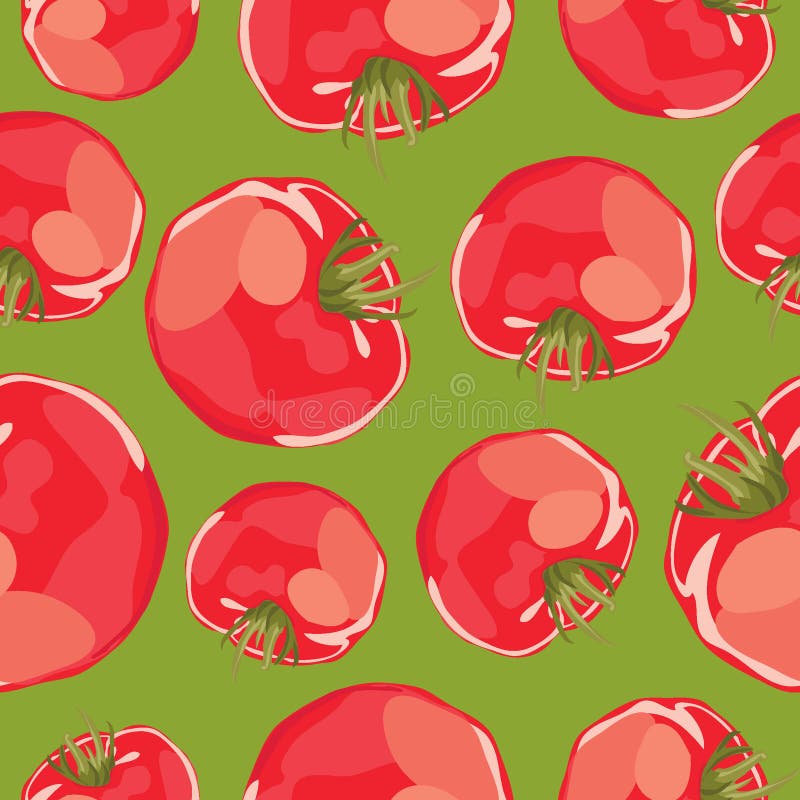 抽象蕃茄传染媒介无缝的背景。