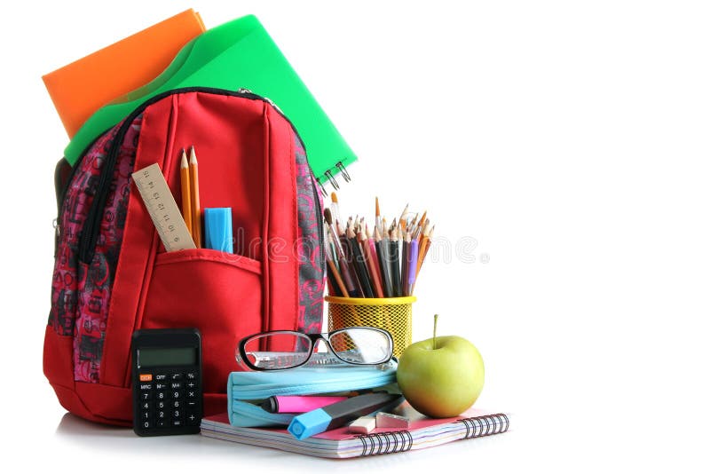 接近的指南针分度器学校用品 免版税库存图片