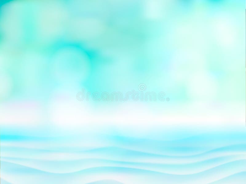 提取在大海、海或者海洋背景的被弄脏的光夏季的 空的defocused蓝色bokeh传染媒介 向量例证 提取在大海、海或者海洋背景的被弄脏的光夏季的 空的defocused蓝色bokeh传染媒介 向量例证