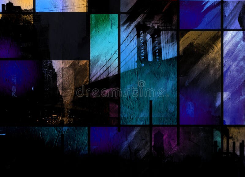 抽象工业 库存例证