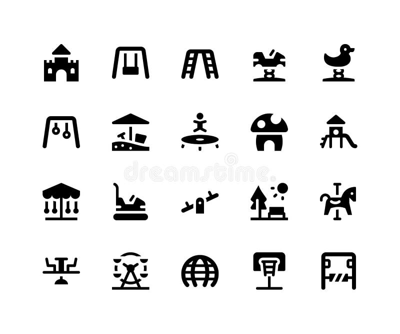 操场字形图标 库存图片