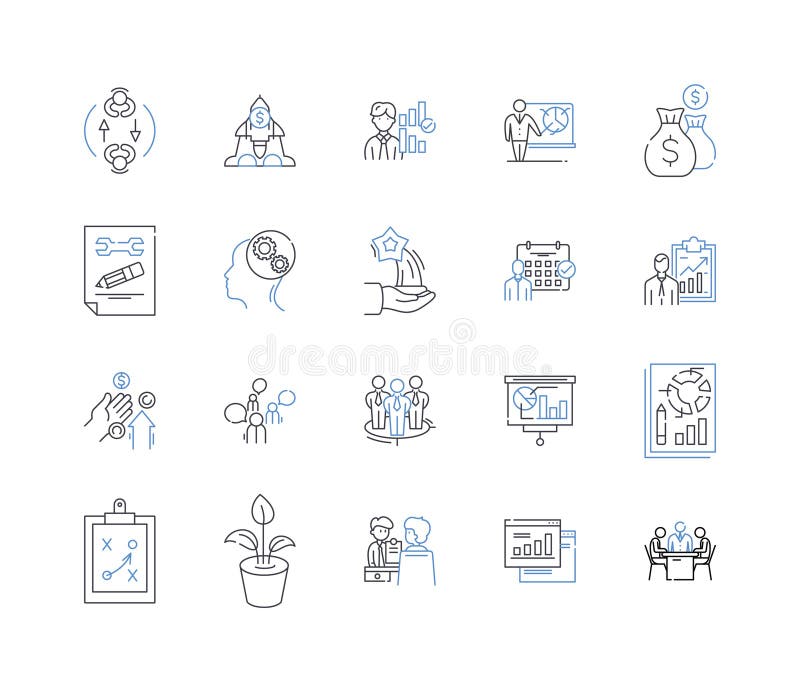 Political science outline icons collection. Governance, Sovereignty, Democracy, Diplomacy, Justice, Ideology, Elections. Political science outline icons collection. Governance, Sovereignty, Democracy, Diplomacy, Justice, Ideology, Elections