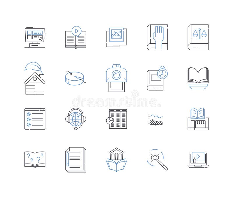 Political science outline icons collection. Democracy, Governance, Power, Ideology, Diplomacy, Policy, Federalism vector. Political science outline icons collection. Democracy, Governance, Power, Ideology, Diplomacy, Policy, Federalism vector