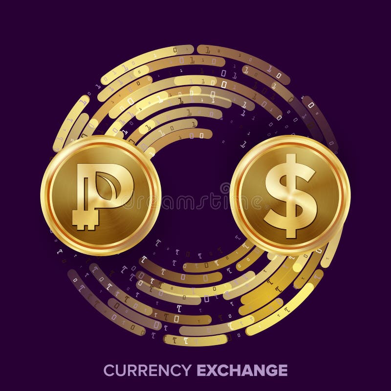 数字式货币兑换处传染媒介 Peercoin,美元 Fintech Blockchain 与数字式小河的金币 皇族释放例证 数字式货币兑换处传染媒介 Peercoin,美元 Fintech Blockchain 与数字式小河的金币 皇族释放例证