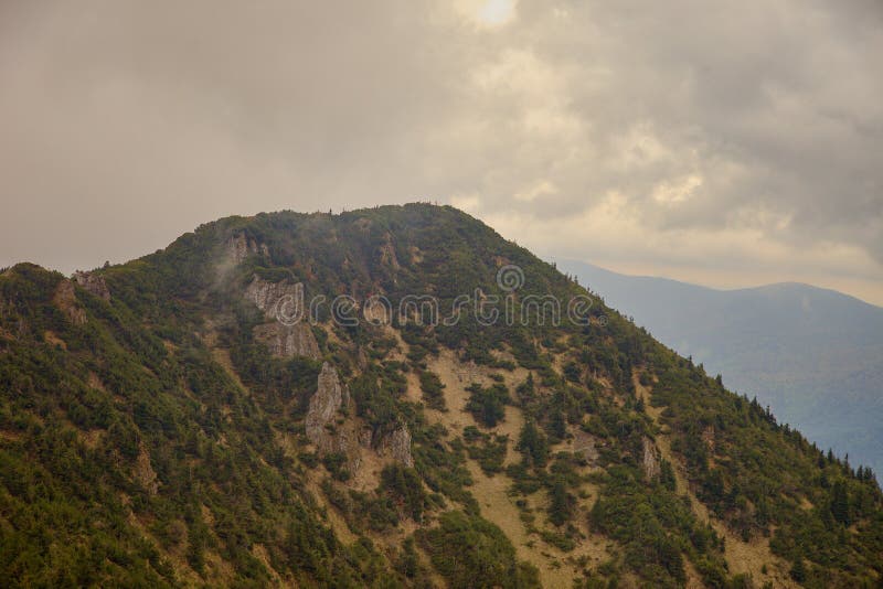 斯洛伐克小法特拉山峰苏奇 免版税库存图片