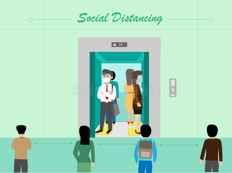 Life in the period after the corona virus epidemic Must have a mask to stand 1 meter apart to prevent the outbreak. Life in the period after the corona virus epidemic Must have a mask to stand 1 meter apart to prevent the outbreak.