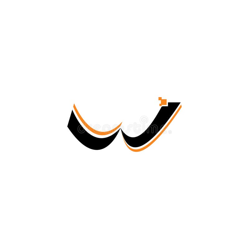 无数字徽标 向量例证