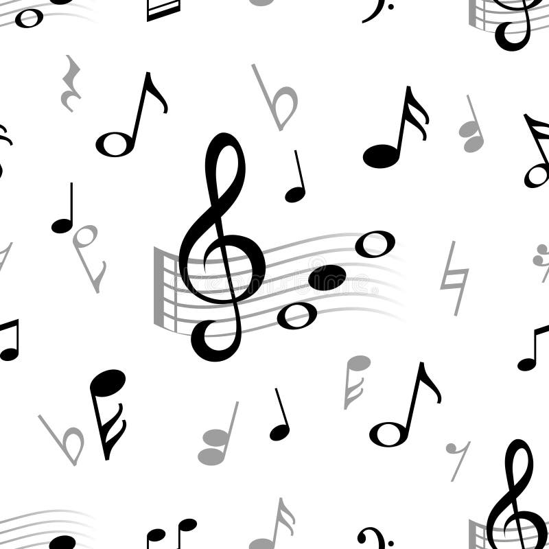 无缝音乐的笔记 抽象音符高音谱号和谐击穿古典音乐唱诗班爵士乐传染媒介葡萄酒样式 向量例证 无缝音乐的笔记 抽象音符高音谱号和谐击穿古典音乐唱诗班爵士乐传染媒介葡萄酒样式 向量例证