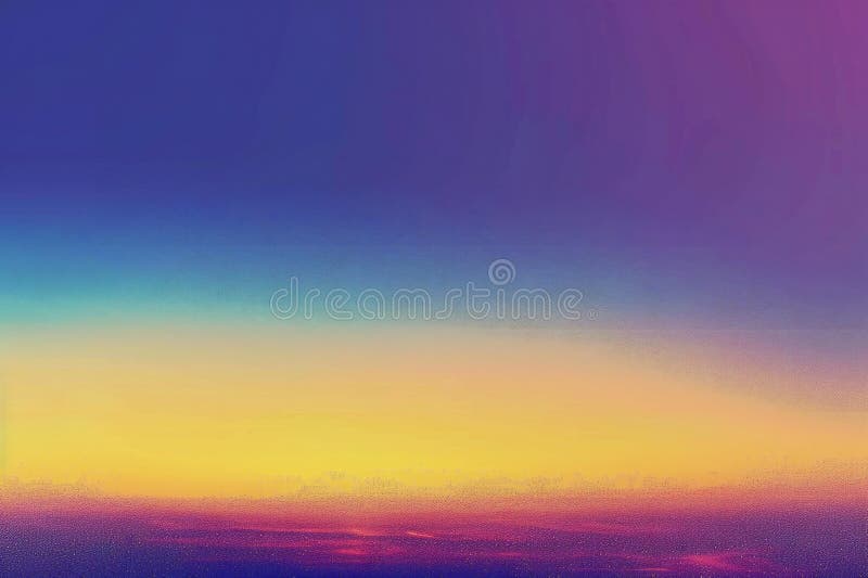 日落天空背景，云彩和柔和的色彩色彩彩色渐变 库存例证