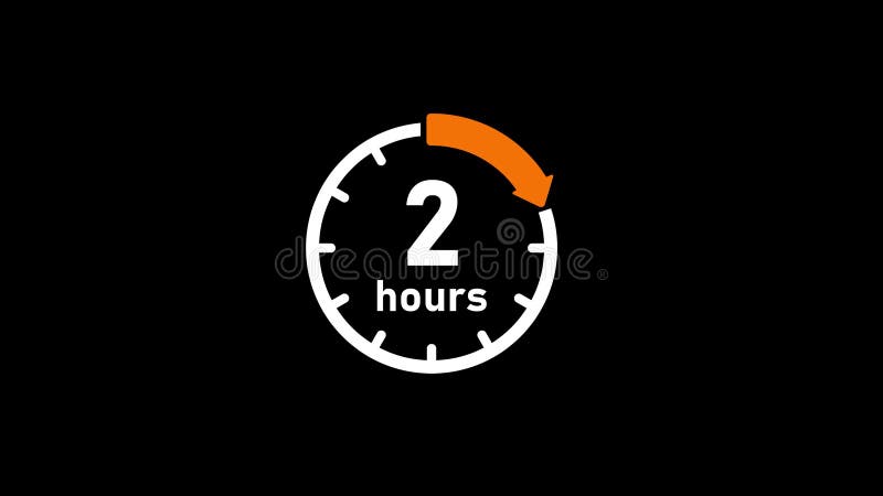 时钟计时器时间段等待时间动画4k 6小时