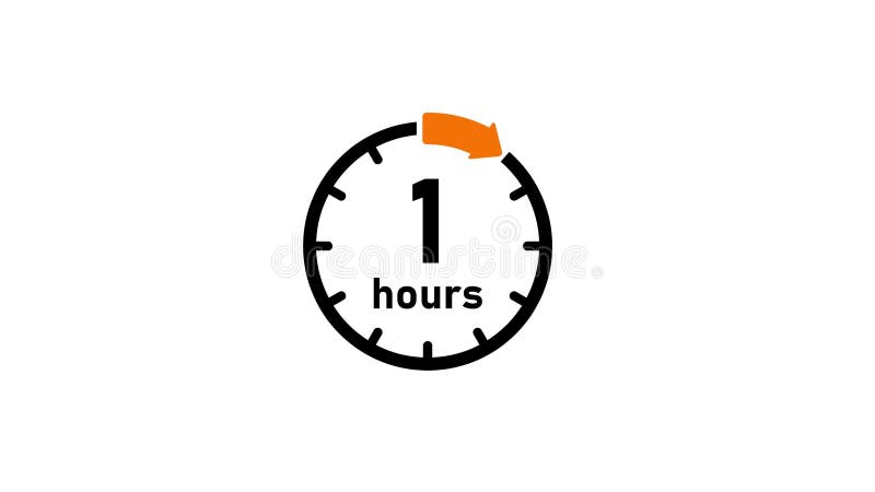 时钟计时器时间段等待时间动画4k 3小时
