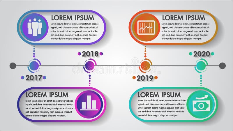 时间安排infographics年以图例解释者传染媒介摘要设计和营销企业象可以为工作流布局使用 库存例证 时间安排infographics年以图例解释者传染媒介摘要设计和营销企业象可以为工作流布局使用 库存例证