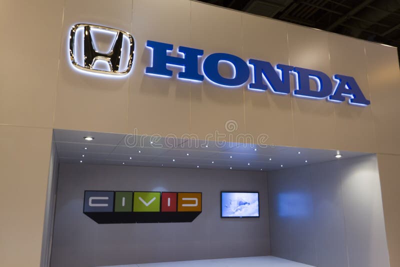 HOUSTON - JANUARY 2012: The Honda display at the Houston International Auto Show on January 28, 2012 in Houston, Texas. HOUSTON - JANUARY 2012: The Honda display at the Houston International Auto Show on January 28, 2012 in Houston, Texas.