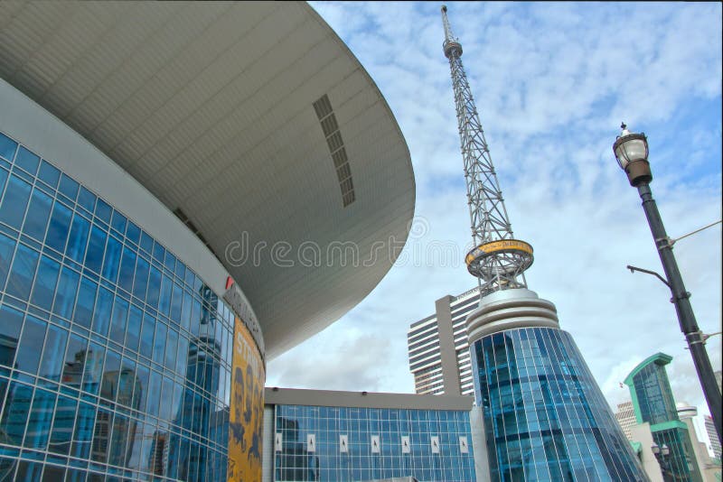 BRIDGESTONE ARENA in downtown Nashville is the go to spot for concerts and major events. BRIDGESTONE ARENA in downtown Nashville is the go to spot for concerts and major events