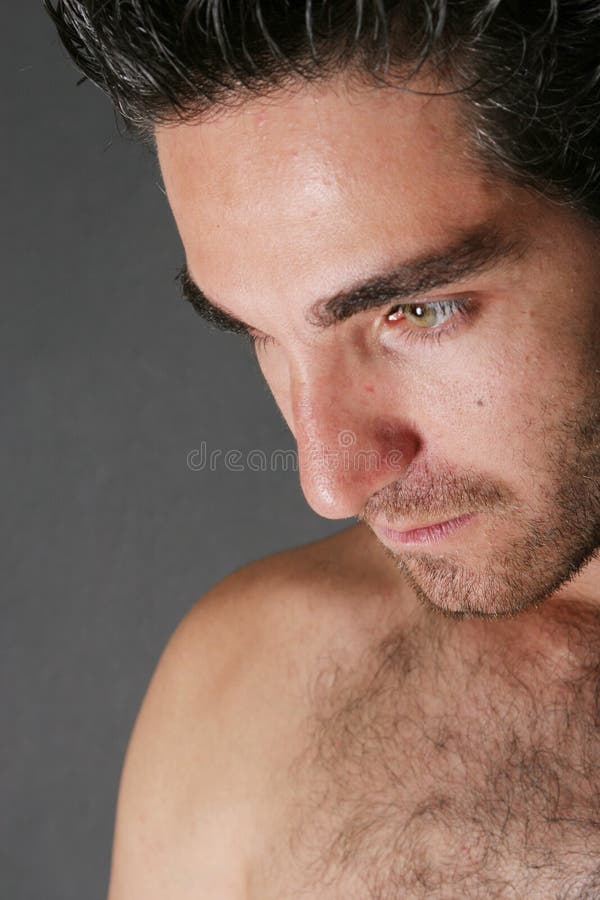 有吸引力的男性模型纵向 免版税库存照片 有吸引力的男性模型纵向 免版税库存照片