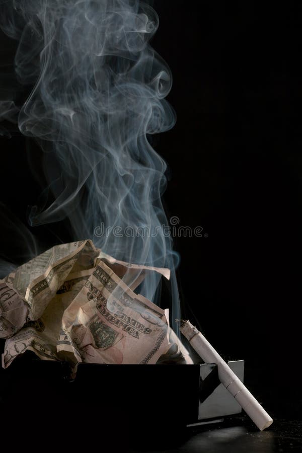 有害习惯 库存照片