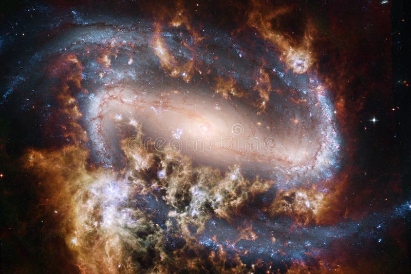 某处令人敬畏的美丽的星云在外层空间 皇族释放例证 某处令人敬畏的美丽的星云在外层空间 皇族释放例证