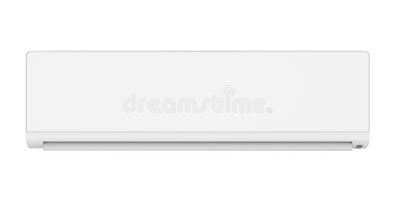 Air Conditioner isolated on white background. 3D render. Air Conditioner isolated on white background. 3D render