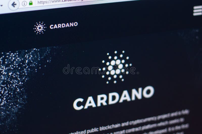梁赞,俄罗斯- 2018年3月29日- Cardano cryptocurrency主页在个人计算机显示,网地址- cardano的 org 库存图片 梁赞,俄罗斯- 2018年3月29日- Cardano cryptocurrency主页在个人计算机显示,网地址- cardano的 org 库存图片