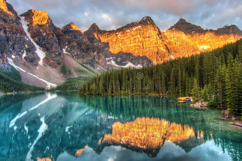 Moraine Lake is a well known place in Canada. Moraine Lake is a well known place in Canada.