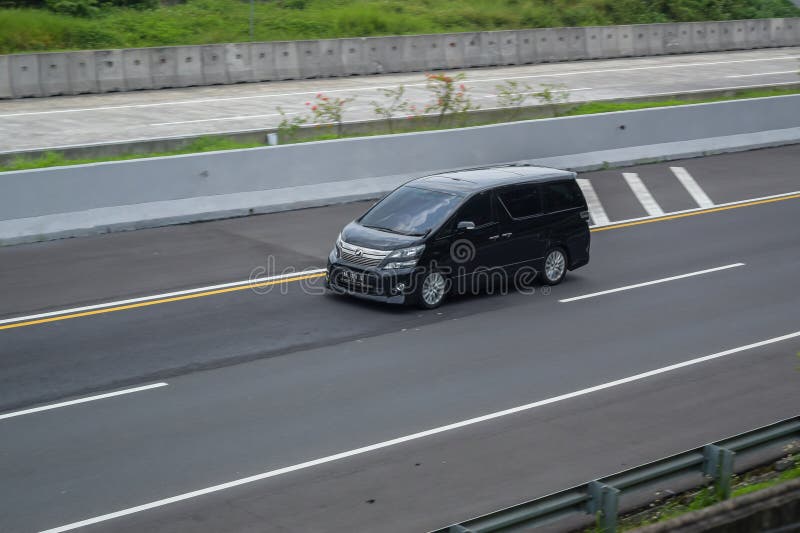 Boyolali Indonesia november 22 2022 Toyota vellfire is the luxury version of Toyota alphard minivan that first introduced in 2008. Boyolali Indonesia november 22 2022 Toyota vellfire is the luxury version of Toyota alphard minivan that first introduced in 2008