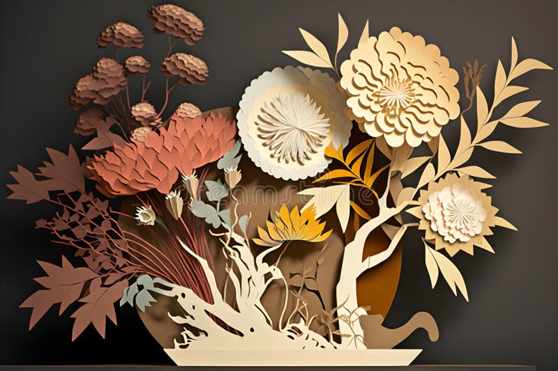 池花日本花艺. 桌上色彩鲜艳的美丽花卉组合物 库存例证. 插画 包括有 构成,