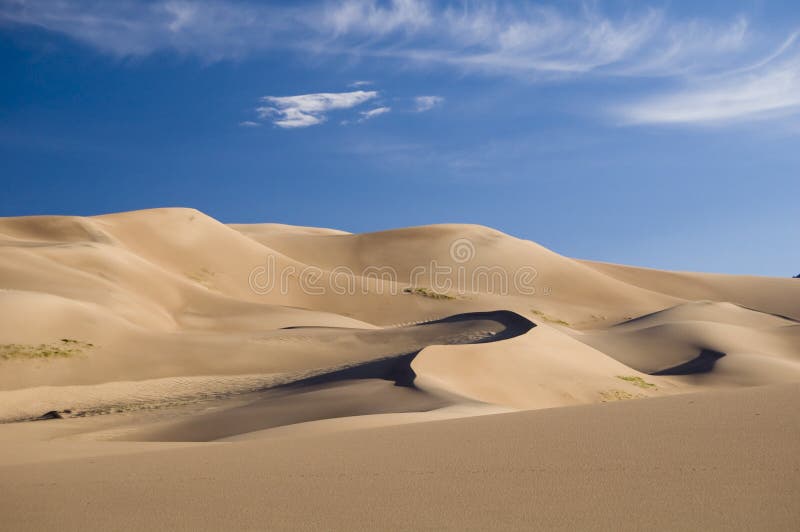 沙丘极大的沙子