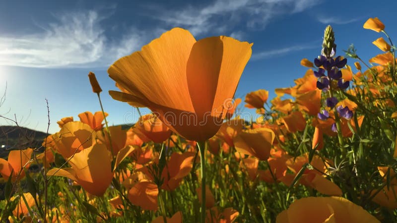 沙漠野花. 亚利桑那州金罂粟
