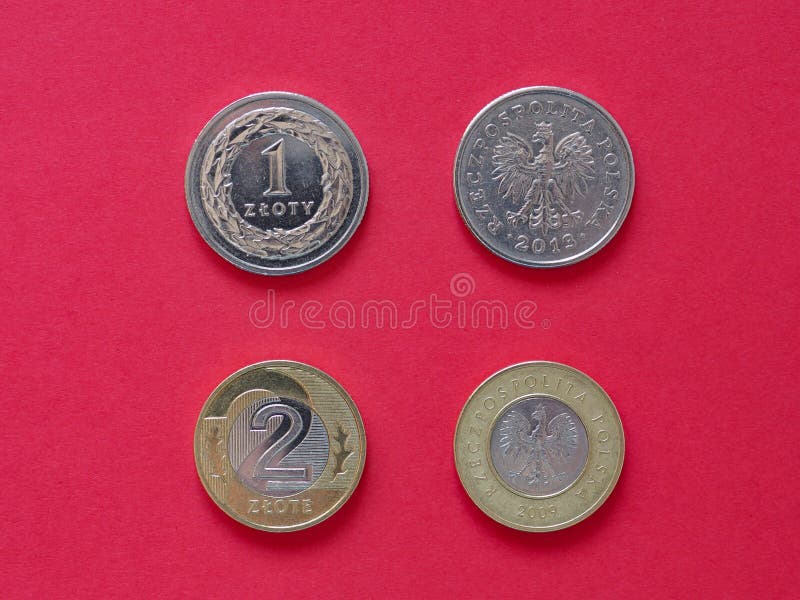 波兰的一枚和两枚兹洛蒂硬币