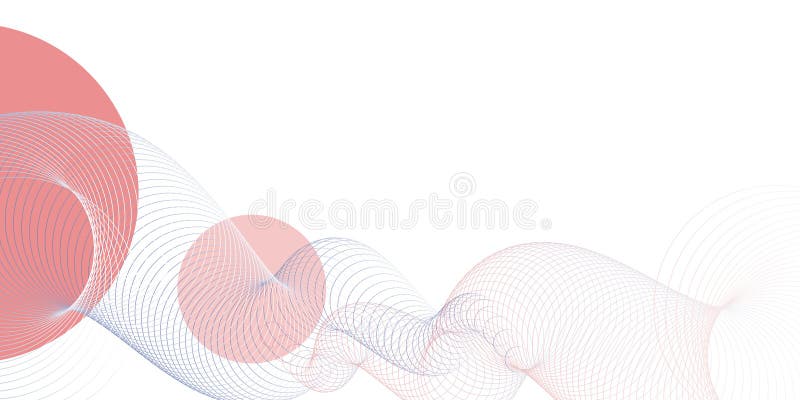 浅的米色抽象背景，柔和的粉红圆圈和微妙的渐变，营造出极简而宁静的设计. 向量例证