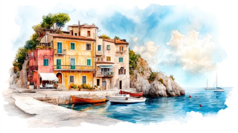 浅黄色美感柔和灯光的船 向量例证