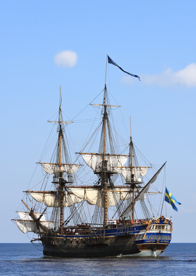 Beautiful sailing ship in Baltic sea, Sweden - Scandinavia. Beautiful sailing ship in Baltic sea, Sweden - Scandinavia