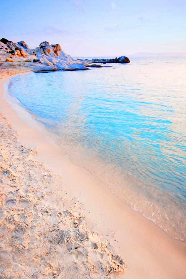 Kavourotripes beach, a beautiful Mediterranean beach in Chalkidiki, Greece...taken at sunrise. Kavourotripes beach, a beautiful Mediterranean beach in Chalkidiki, Greece...taken at sunrise.