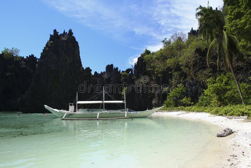 海滩el nido palawan菲律宾 库存照片 海滩el nido palawan菲律宾 库存照片