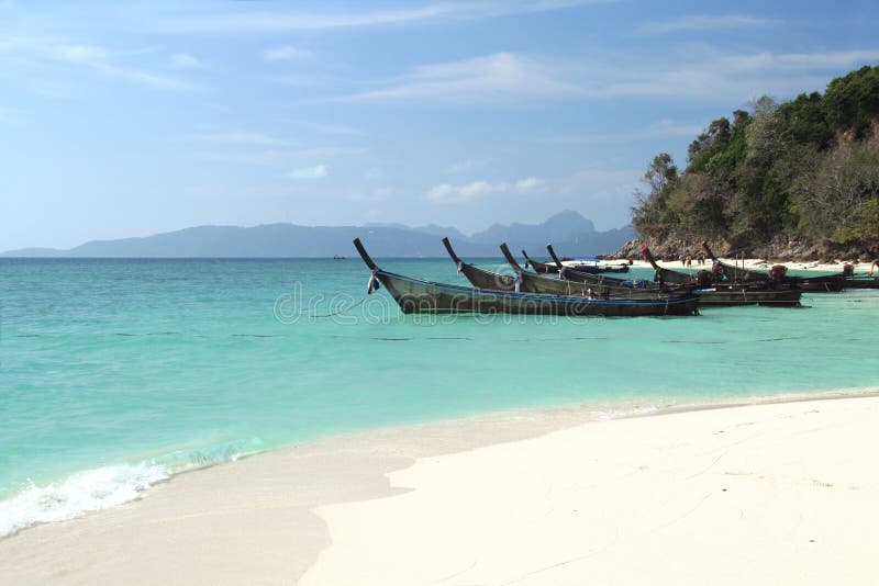 海滩热带的泰国